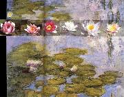 Detail from Water Lilies, Claude Monet